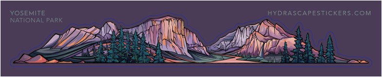 Yosemite Miniscape Sticker