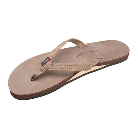 Women's Single Layer Classic Leather with Arch Support 1/2" Narrow Strap