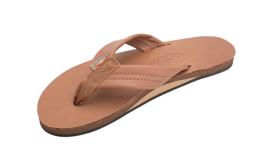 Women's Single Layer Arch Support Classic Leather with 1" Strap