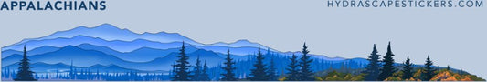 Appalachians Miniscape Sticker Big Adventure Outfitters