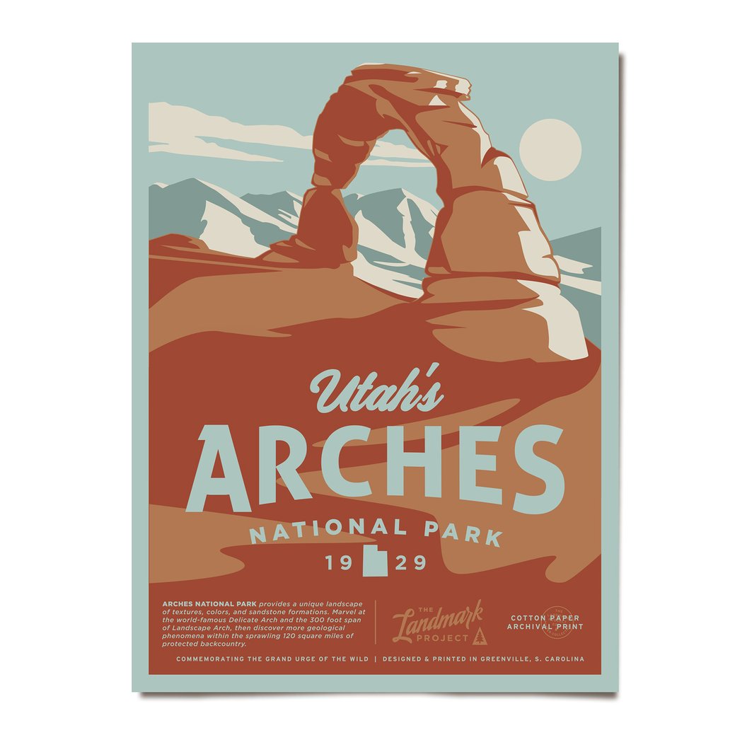 Arches National Park Poster Big Adventure Outfitters