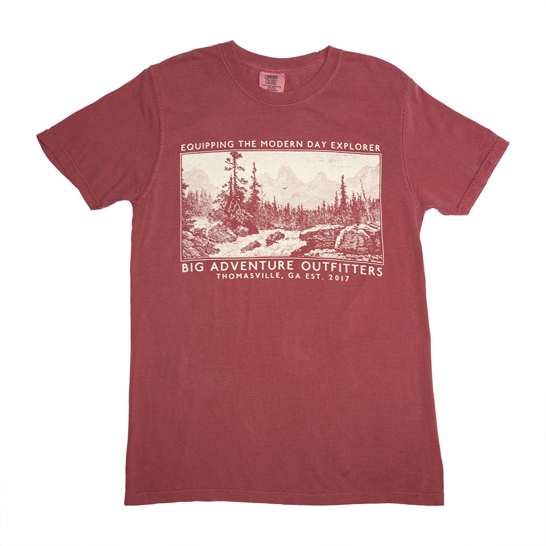 BAO Vintage Mountain Short Sleeve Tee Big Adventure Outfitters