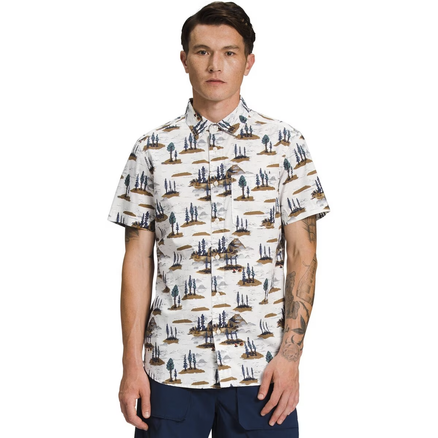 Men's Short Sleeve Baytrail Pattern Shirt
