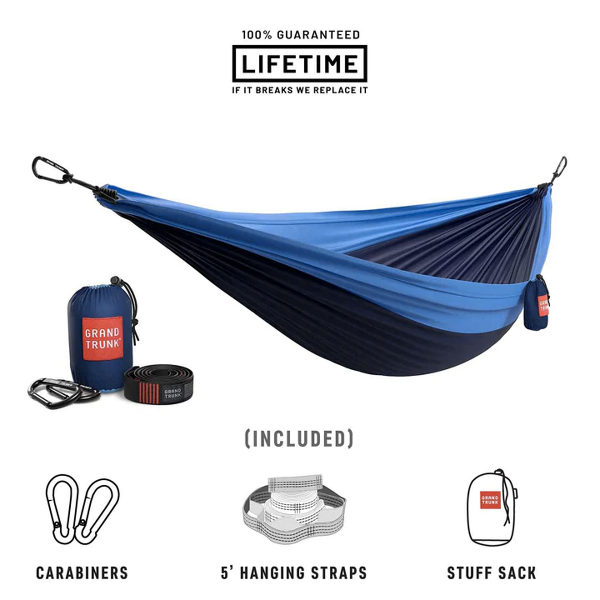 Double Deluxe Hammock with Straps Big Adventure Outfitters