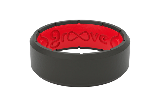 Edge Black & Red Ring