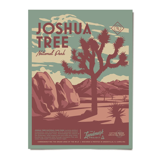 Joshua Tree National Park Poster Big Adventure Outfitters