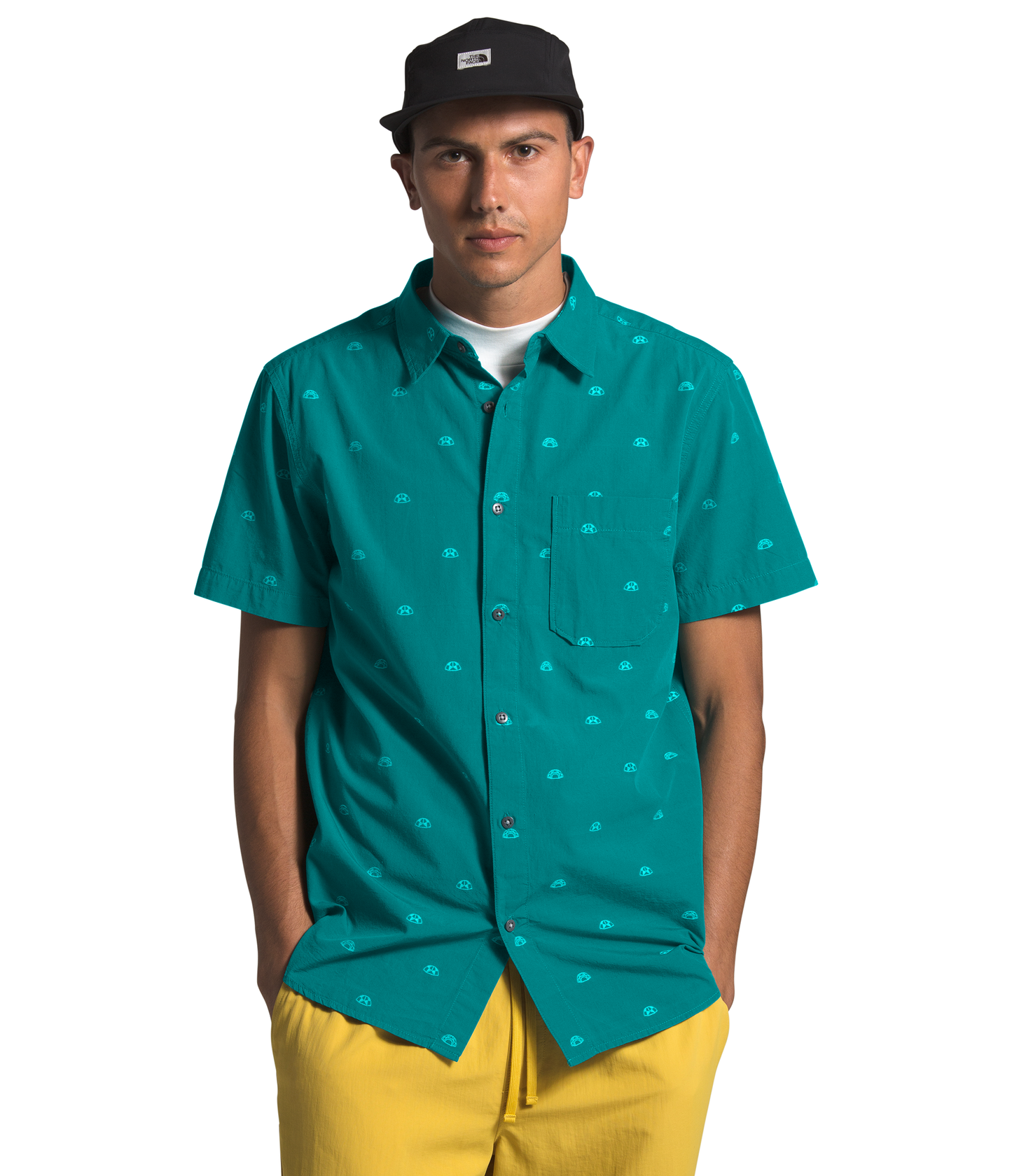 Men's Short Sleeve Baytrail Jacquard Shirt [2021] Big Adventure Outfitters