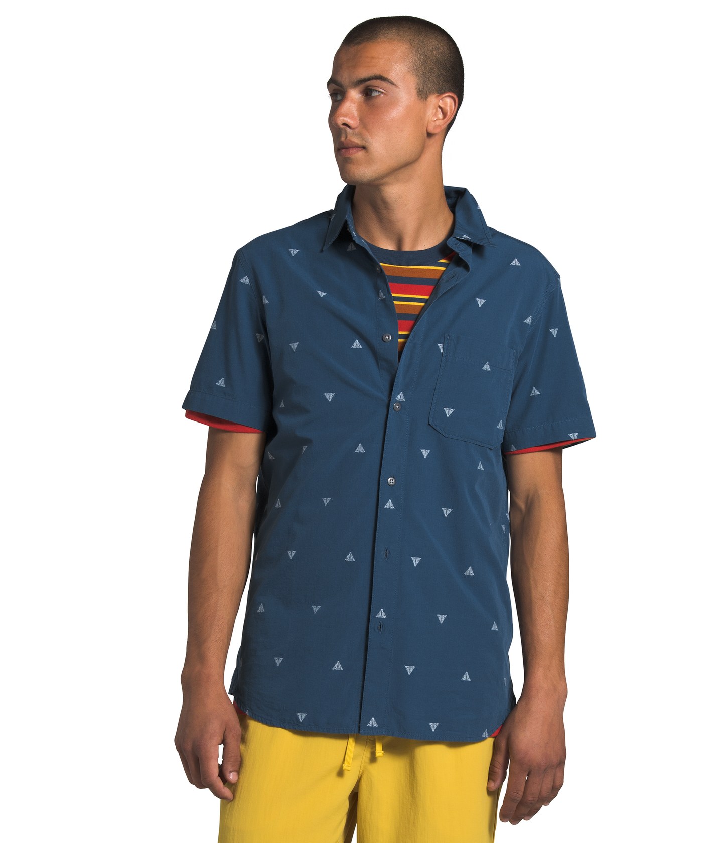 Men's Short Sleeve Baytrail Jacquard Shirt [2021] Big Adventure Outfitters