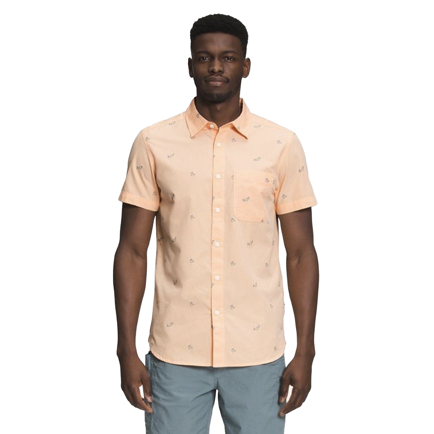 Men's Short Sleeve Baytrail Jacquard Shirt Big Adventure Outfitters