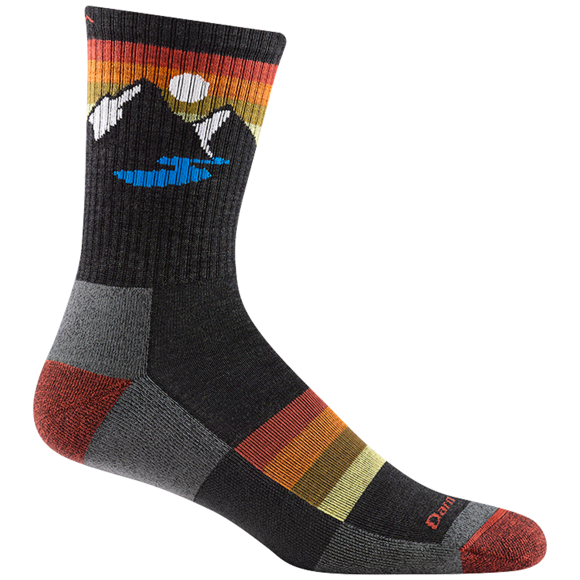 Men's Sunset Ridge Micro Crew Lightweight Hiking Sock Big Adventure Outfitters