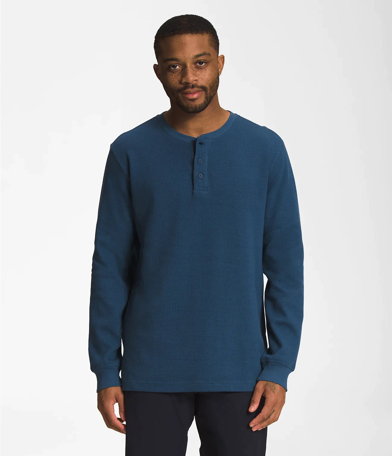Men's Waffle L/S Henley Big Adventure Outfitters