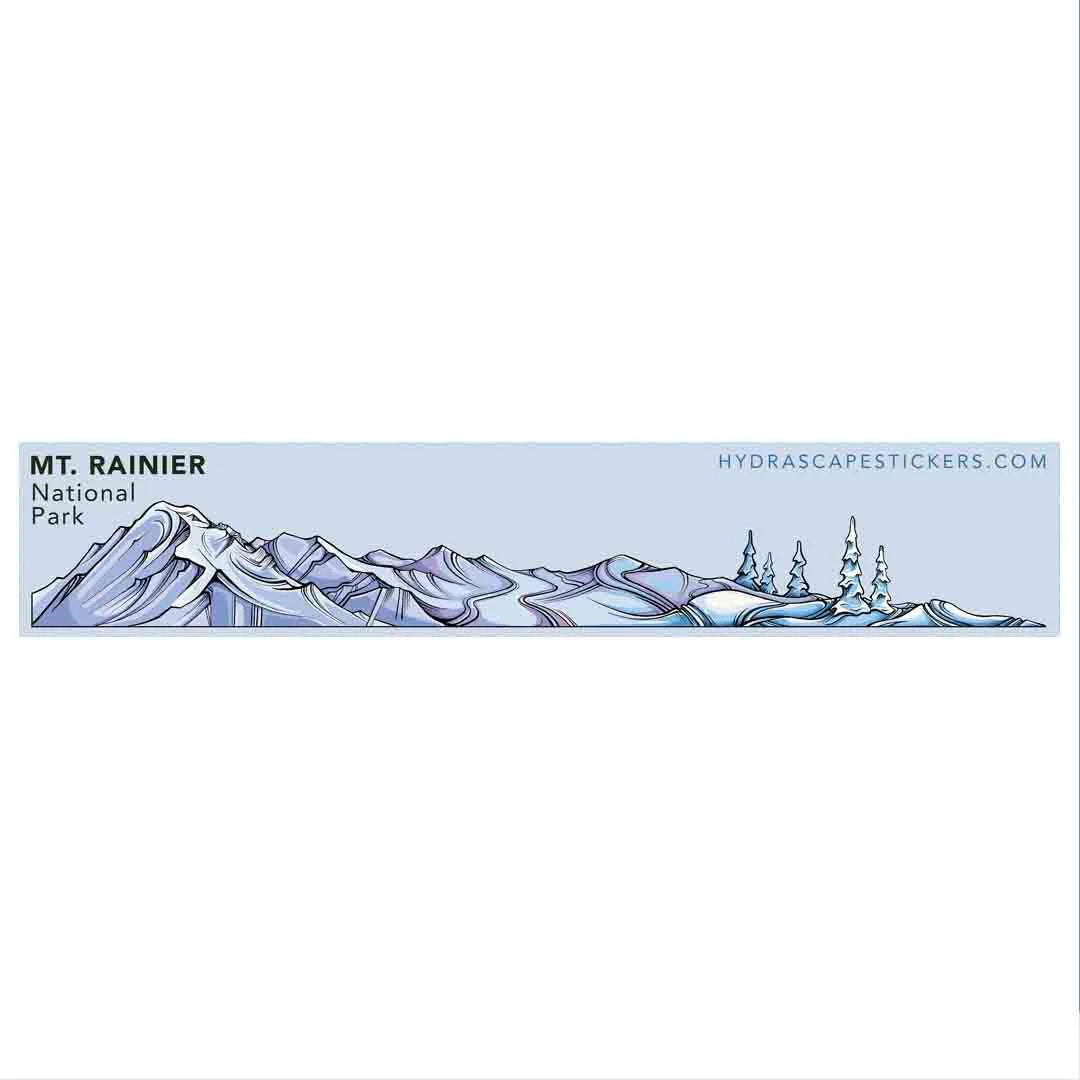 Mt. Rainier Miniscape Sticker Big Adventure Outfitters