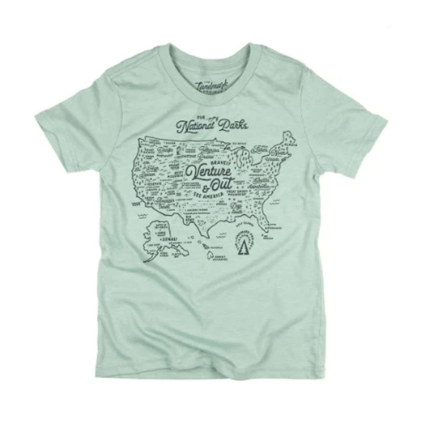 Youth NPS Map Tee
