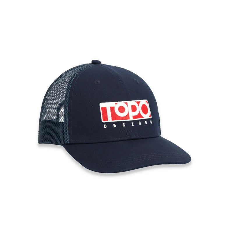 Topo Trucker Hat-Box Logo