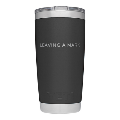 Yeti 20 oz Tumbler with Magslider Lid | Special Edition: Leaving a Mark